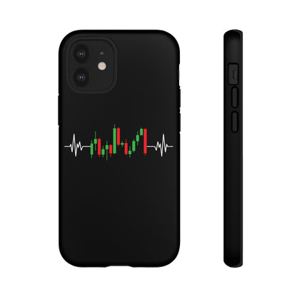 Bearish And Bullish Chart Candles (Stock Market) iPhone Case