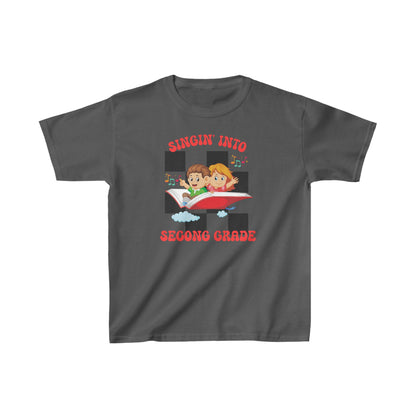 Unisex Kids Singing Into Second Grade Ultimate Comfort T-Shirts