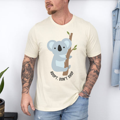 Adopt, Don't Stop Ultimate Comfort Unisex Animal Lovers T-shirt
