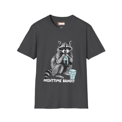 Graphic Designed Minimalist Racoon the Bandit Unisex Comfort Styled T-shirts