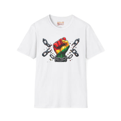 Celebrating Freedom Juneteenth With Pride Black and Proud Ultimate Comfort Unisex T-shirt