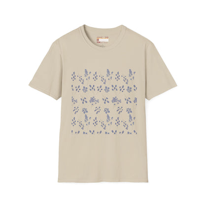 Graphic Wild Flower, Flower Lover Unisex Minimalist Comfort T-shirt
