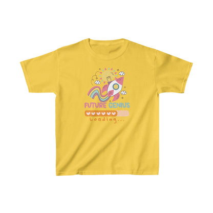 Unisex Kids Future Genuis Loading Ultimate Comfort T-Shirts