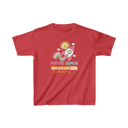 Unisex Kids Future Genuis Loading Ultimate Comfort T-Shirts