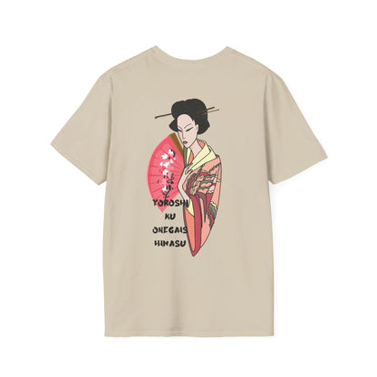 Japanese Lady Designed Graphic Ultimate Comfort Styled Unisex T-shirt