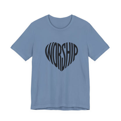 Worship T-shirt, Christian Shirts, Bible styled Tees, Shirt Gift For Her, Christian T-shirt Vibes, Religious Graphic Shirt