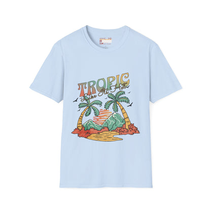Graphic Summer Vibes Beach Hair Comfort Styled T-shirts