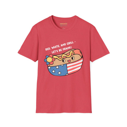 Red, White And Grill-Lets Be Frank. July 4th Ultimate Comfort Unisex T-shirt