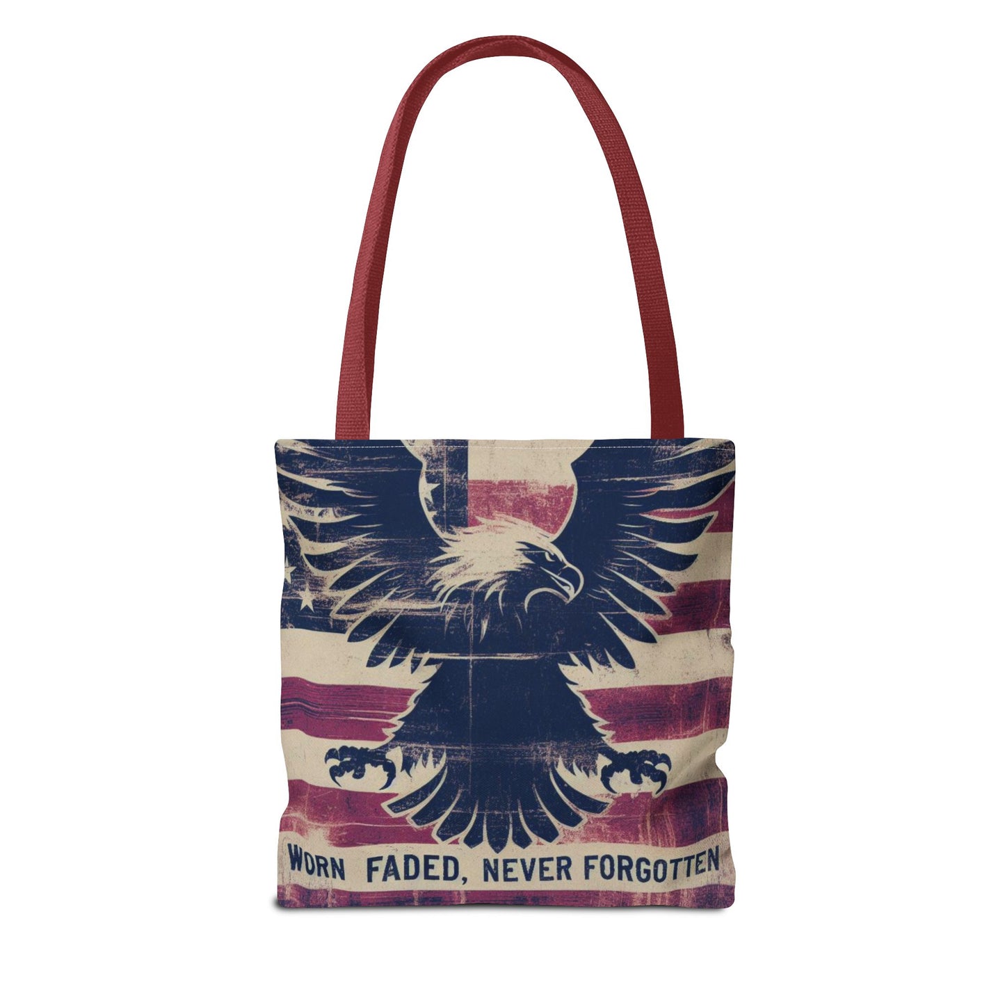 Patriotic American Flag Style Tote Bag