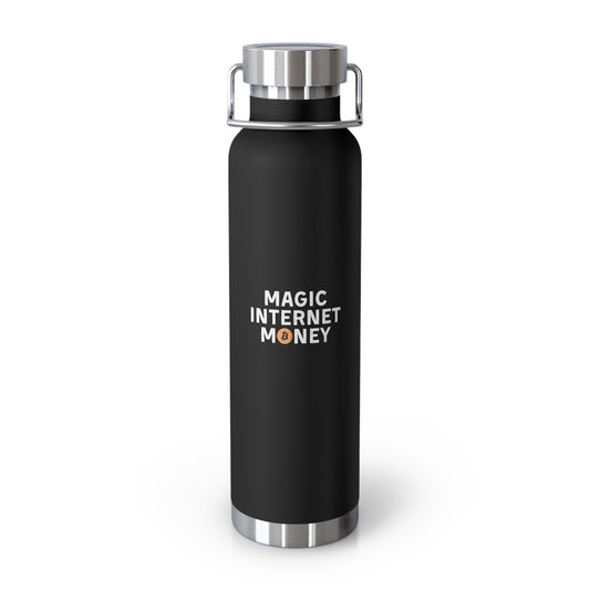 Magic Internet Money Copper Vacuum Insulated Bottle, 22oz