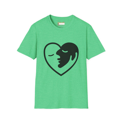 Love Designed Two Faced Unisex Minimalist Comfort T-shirt