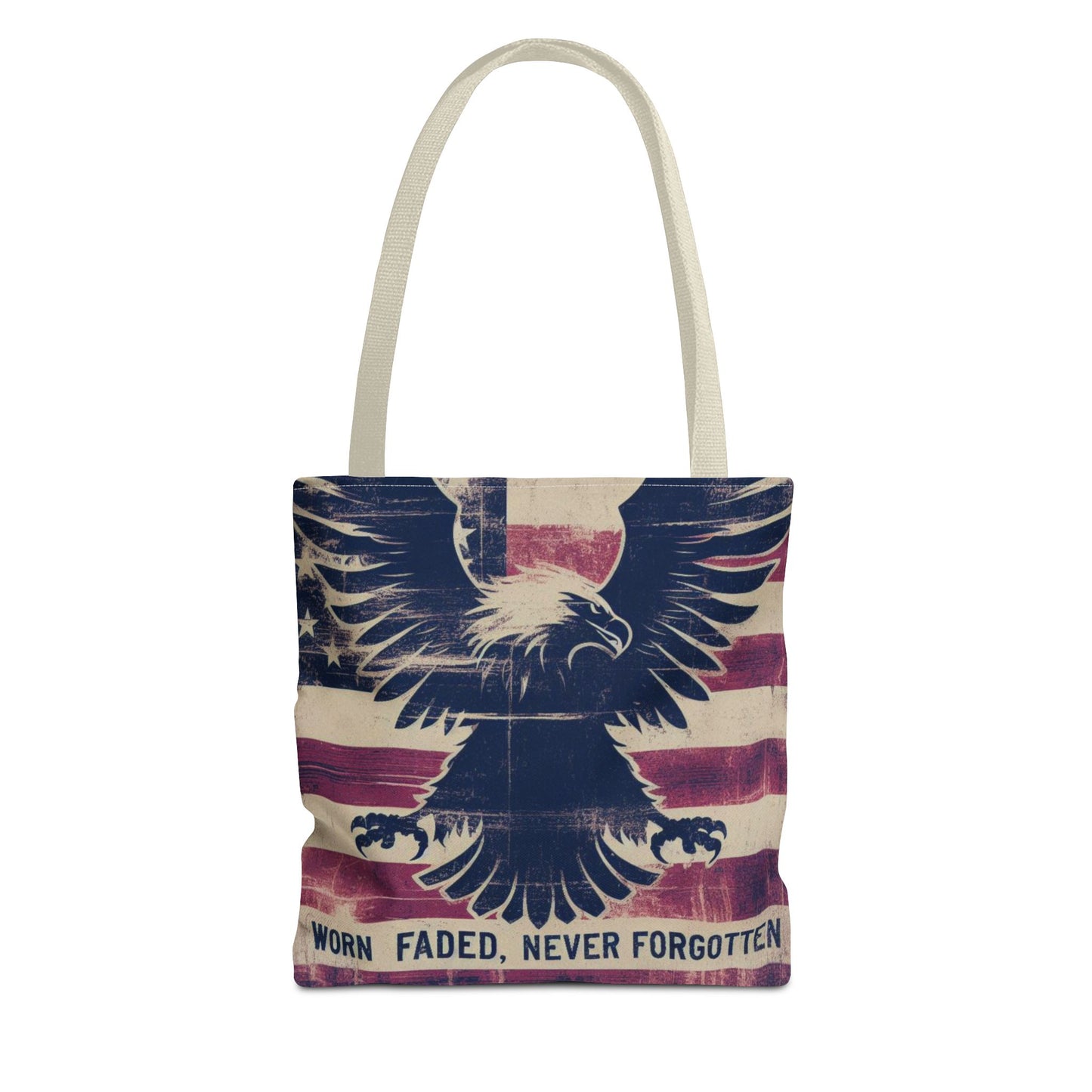 Patriotic American Flag Style Tote Bag