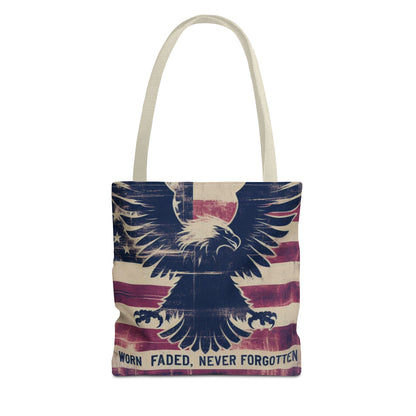 Patriotic American Flag Style Tote Bag