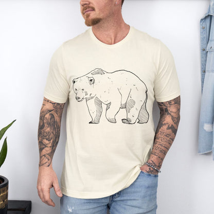 Minimalist Graphic Designed Bear Ultimate Comfort Unisex  T-shirt