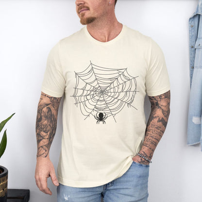Minimalist Graphic Designed Spider Web Ultimate Comfort Unisex  T-shirt