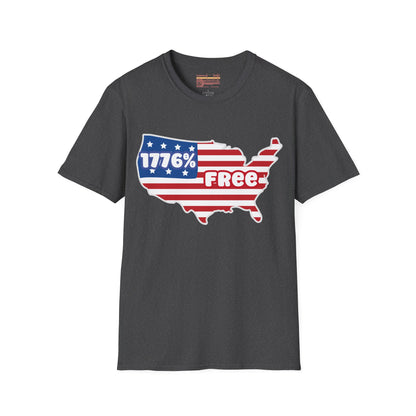 1776 percent Free,  July 4th Ultimate Comfort Unisex T-shirt