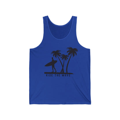 Ride The Wave Surfers Ultimate Comfort Styled Unisex Tank Top