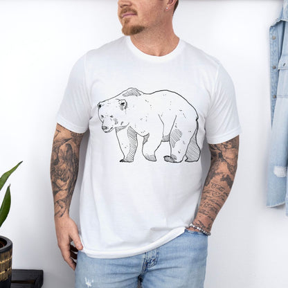 Minimalist Graphic Designed Bear Ultimate Comfort Unisex  T-shirt