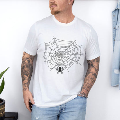 Minimalist Graphic Designed Spider Web Ultimate Comfort Unisex  T-shirt