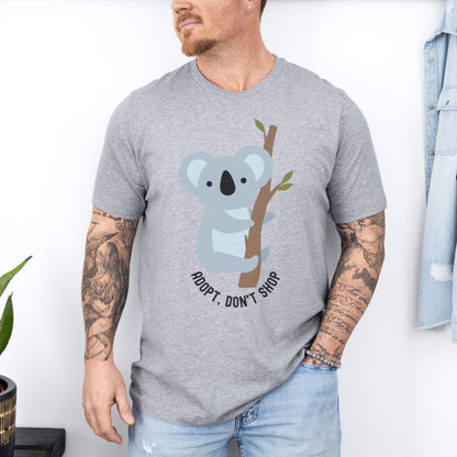 Adopt, Don't Stop Ultimate Comfort Unisex Animal Lovers T-shirt