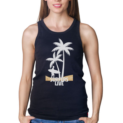 Surfers Live Summer Ultimate Comfort Styled Unisex Tank Top