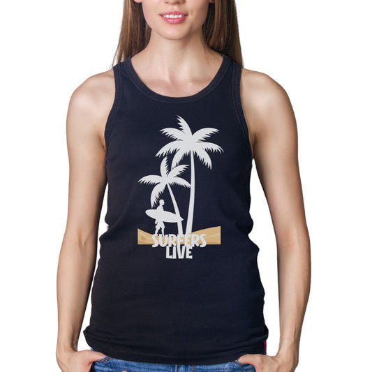 Surfers Live Summer Ultimate Comfort Styled Unisex Tank Top