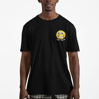 Graphic  Emojis Designed Comfort Styled Minimalist T-shirts