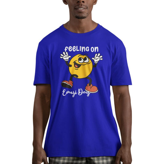 Graphic Emojis Designed Comfort Styled Minimalist T-shirts
