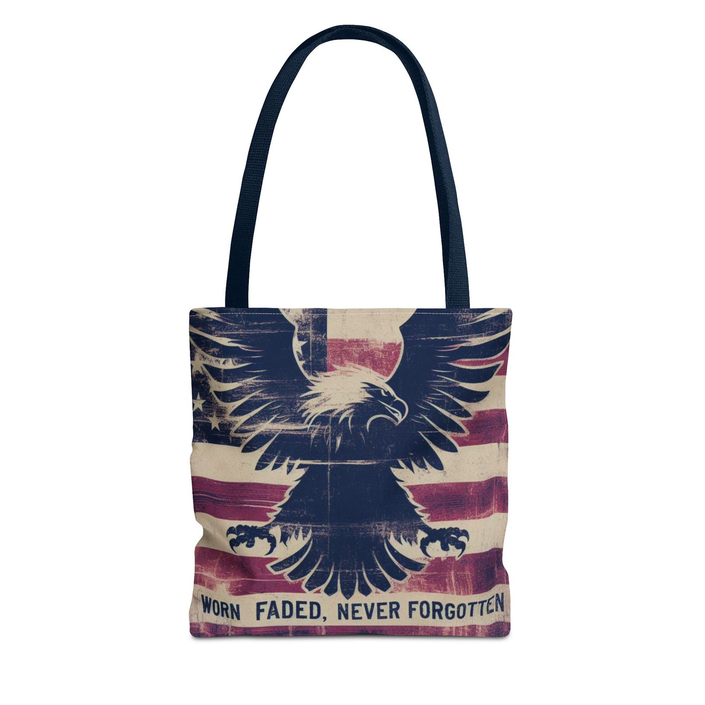 Patriotic American Flag Style Tote Bag