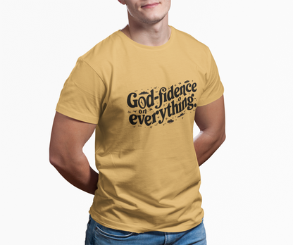 God Confidence Believers Design T-shirt