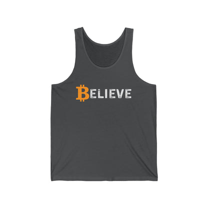 Believe (Bitcoin, Crypto) Unisex Tank Top