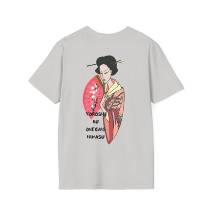 Japanese Lady Designed Graphic Ultimate Comfort Styled Unisex T-shirt