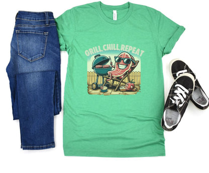 Hilarious Graphic Summer Barbeque Designed Unisex T-shirts