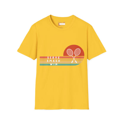 Badminton Game Day Graphic Comfort Unisex T-shirt