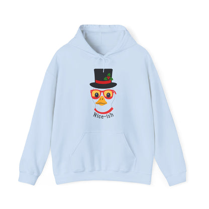 Unisex Heavy Blend Hooded Christmas Duck Hoodie