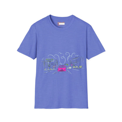 Graphic City Drama Designed Comfort Unisex T-shirt