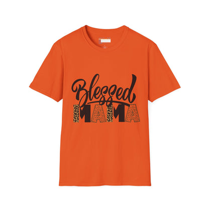 Graphic Blessed Mama Comfort Styled T-shirts
