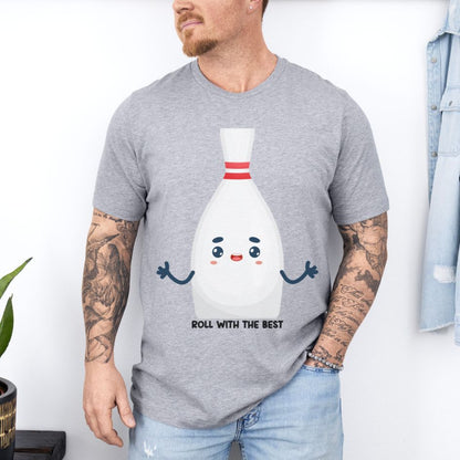 Retro Bowling Champion Bowling King Graphic Comfort Unisex T-shirt