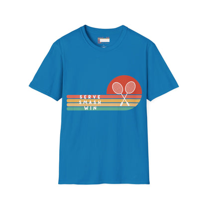 Badminton Game Day Graphic Comfort Unisex T-shirt