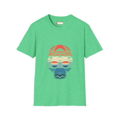 Retro Summer Graphic Monkey Man Designed Comfort T-shirt