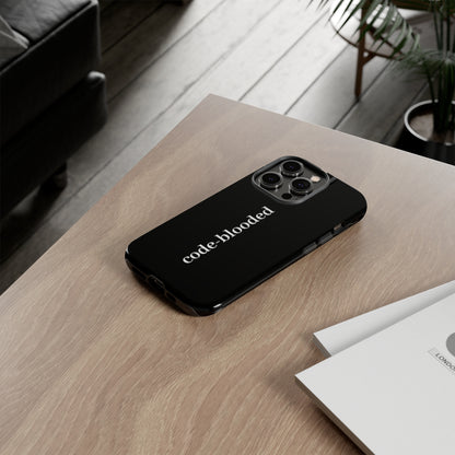 Code Blooded (Technology Programmers) iPhone Case