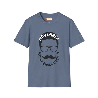 Movember Moustache Bearded Gang Graphic Comfort Unisex T-shirt