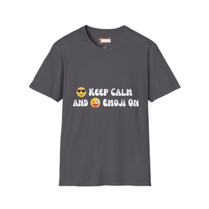 Graphic Emojis Designed Comfort Styled Minimalist T-shirts
