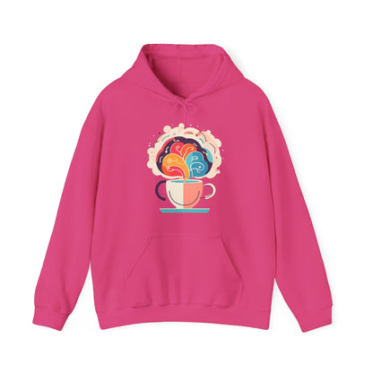 Unisex Heavy Blend Hooded Coffee Genuis Hoodie