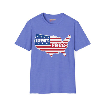 1776 percent Free,  July 4th Ultimate Comfort Unisex T-shirt