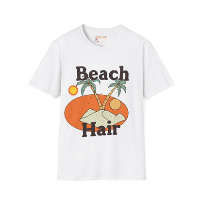Graphic Summer Vibes Beach Hair Comfort Styled T-shirts