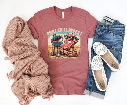 Hilarious Graphic Summer Barbeque Designed Unisex T-shirts