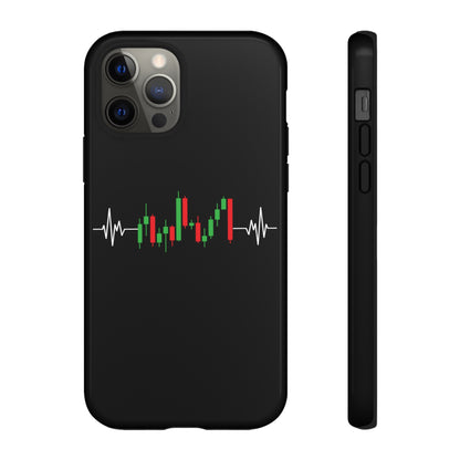 Bearish And Bullish Chart Candles (Stock Market) iPhone Case