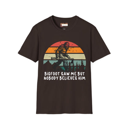 Bigfoot Hiking Lovers Hiking Buddy Camping Graphic Comfort Unisex T-shirt
