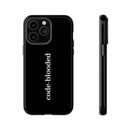 Code Blooded (Technology Programmers) iPhone Case